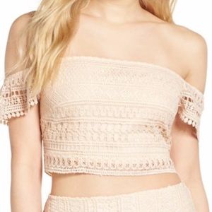 LEITH Pink Crop Top M